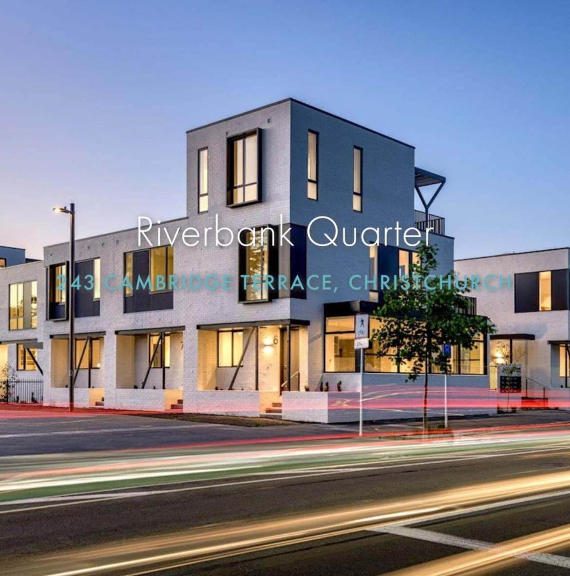 Chic And Contemporary Living At Cambridge Terrace Christchurch Exterior foto