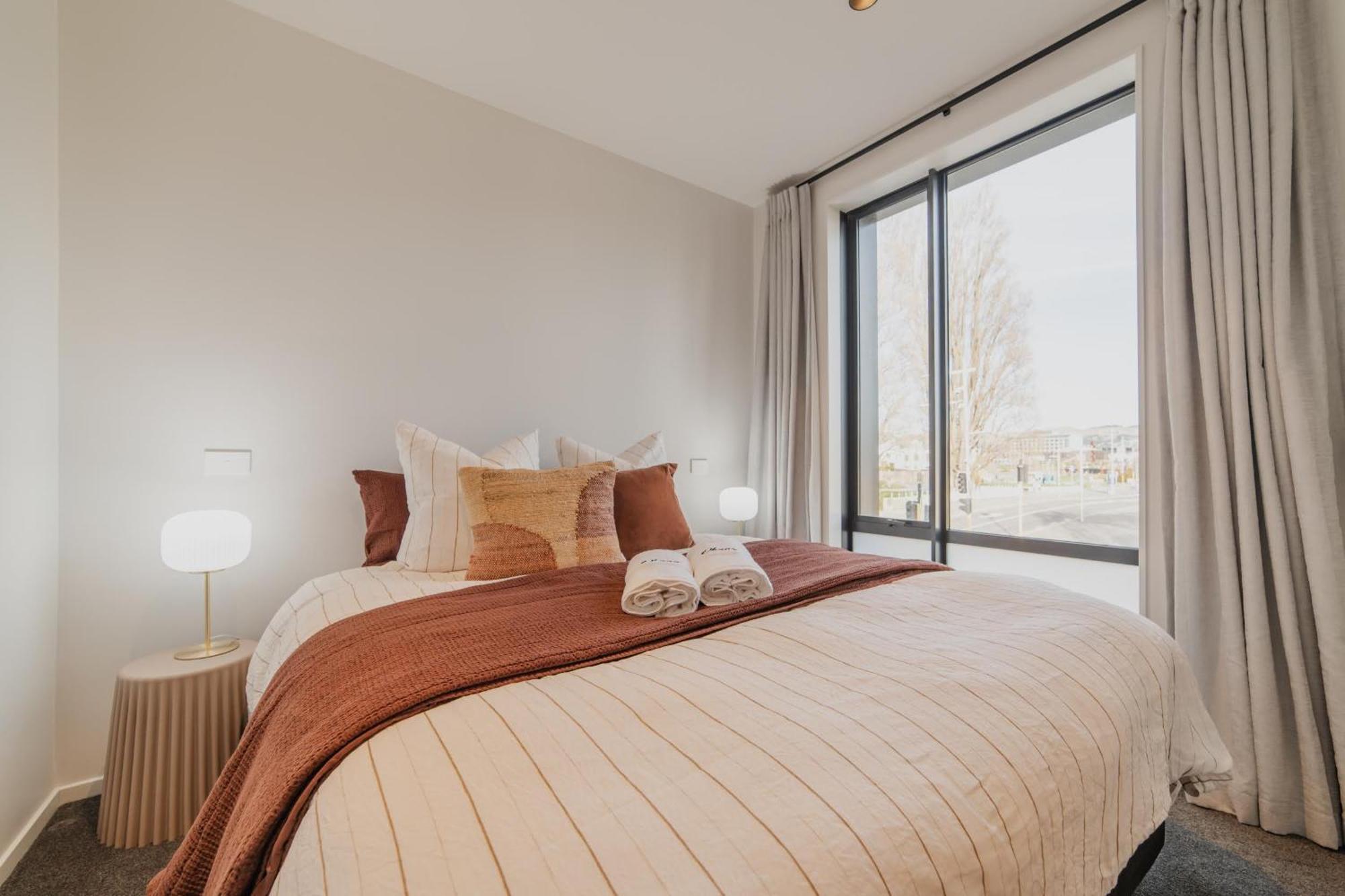 Chic And Contemporary Living At Cambridge Terrace Christchurch Exterior foto