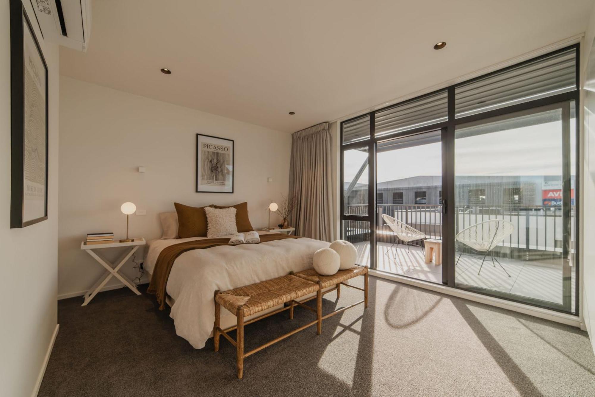 Chic And Contemporary Living At Cambridge Terrace Christchurch Exterior foto